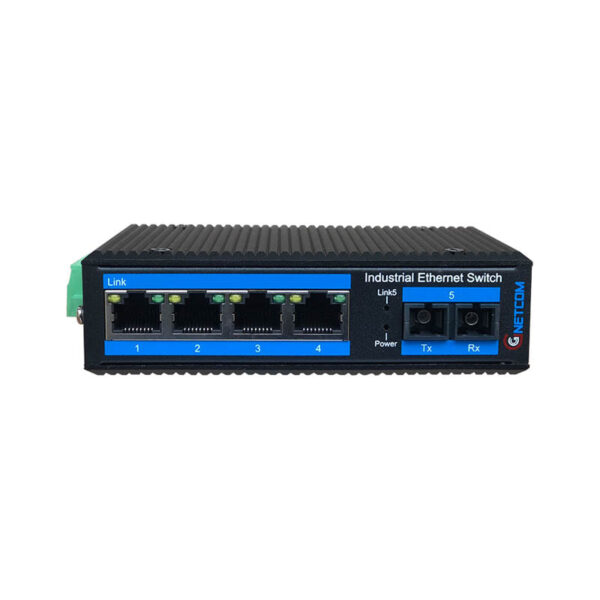 Bộ Chuyển Quang Sang 4 Cổng Lan PoE Tốc Độ 100Mbps GnetCOM G-IES7104FE-20