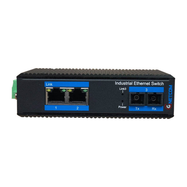 Bộ Chuyển Quang Điện Công Nghiệp Hỗ Trợ 2 Cổng LAN PoE Tốc Độ 100Mbps Gnetcom G-IES7102FE-20