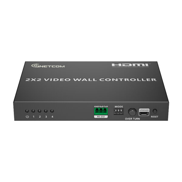 Bộ điều khiển ghép màn hình controller 2x2 HDMI Matrix 1 Vào 4 Ra GNETCOM G-HD104VW-V2