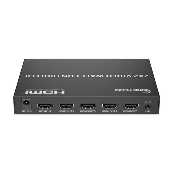 Bộ điều khiển ghép màn hình controller 2x2 HDMI Matrix 1 Vào 4 Ra GNETCOM G-HD104VW-V2