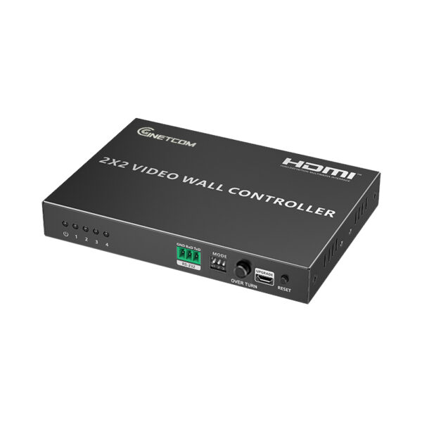 Bộ điều khiển ghép màn hình controller 2x2 HDMI Matrix 1 Vào 4 Ra GNETCOM G-HD104VW-V2