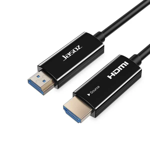 Cáp HDMI sợi quang 2.0 Jasoz A115 hỗ trợ 4K60Hz HDR ARC – dây HDMI quang Optical 18Gbps, dài 5m đến 100m – SKU Jasoz T-A197 T-A198 T-A199 T-A200 T-A201 T-A202 T-A204 T-A205 T-A206 T-A207 T-A208 T-A209 T-A210