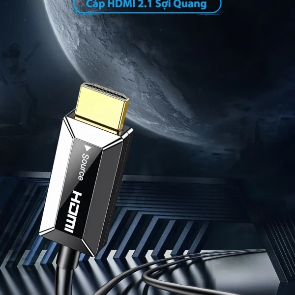 Cáp HDMI 2.1 sợi quang Jasoz A133 – hỗ trợ độ phân giải 8K Ultra 60Hz, 4K120Hz, HDR10+, Dolby Vision, eARC – HDMI Optical 48Gbps dài 5m đến 100m – dây HDMI quang cao cấp Jasoz T-A306 T-A307 T-A308 T-A309 T-A310 T-A311 T-A313 T-A314 T-A315 T-A316 T-A317 T-A318 T-A319