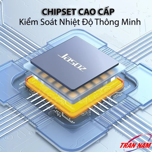 Chipset cao cấp E-Marker CPS8821 trên cáp USB-C to USB-C Jasoz D119 USB4 240W 40Gbps – T-D200, T-D201, T-D202, T-D215, T-D203