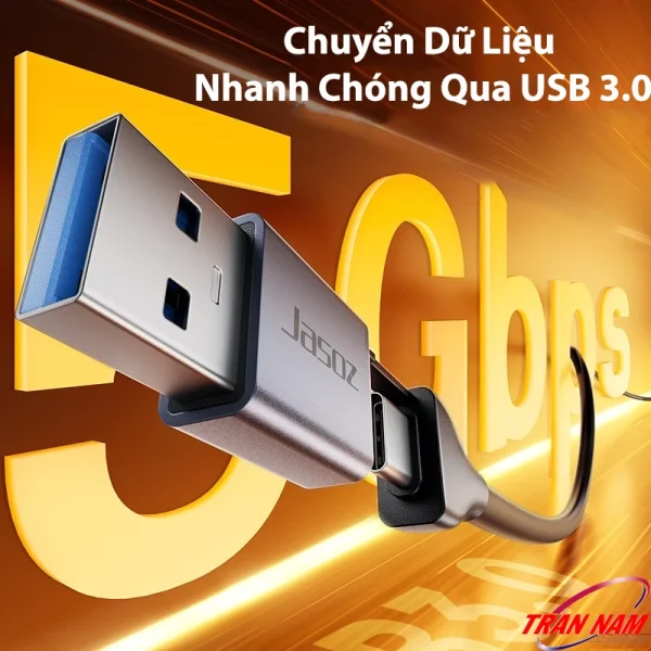 Card ghi hình Jasoz T-G190 Video Capture HDMI sang USB 3.0 Type-C hỗ trợ truyền dữ liệu tốc độ cao 5Gbps