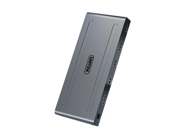 Bộ Chia HDMI 1 Vào 4 Ra Unitek V131A – Hỗ Trợ 4K@30Hz, Chipset MS9332, Chia Tín Hiệu 1 Nguồn Ra 4 Màn Hình Giống Nhau, Vỏ Hợp Kim Nhôm Nguyên Khối