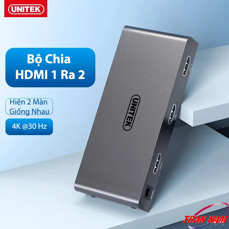 Bộ Chia HDMI 1 Ra 2 Unitek V130A Hỗ Trợ 4K@30Hz ( 2 Màn Hình Giống Nhau ) 17 Bộ Chia HDMI 1 Ra 2 Unitek V130A | Hiển Thị 2 Màn Hình Giống Nhau, Hỗ Trợ Độ Phân Giải 4K@30Hz