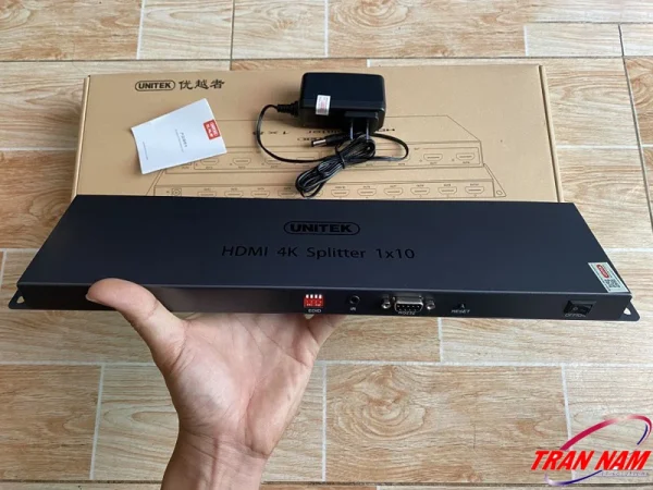 Bộ Chia HDMI 1 Ra 10 Cổng Unitek V136A – Hỗ Trợ 4K@30Hz, Hình Ảnh Thực Tế Sản Phẩm