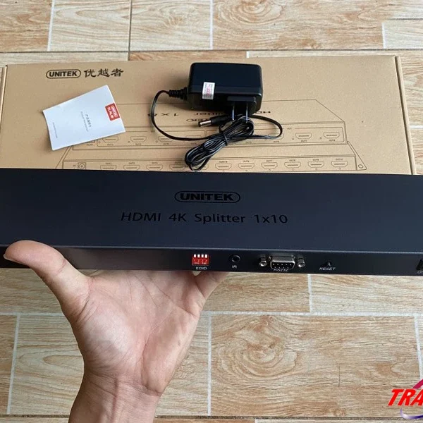 Bộ Chia HDMI 1 Ra 10 Cổng Unitek V136A – Hỗ Trợ 4K@30Hz, Hình Ảnh Thực Tế Sản Phẩm