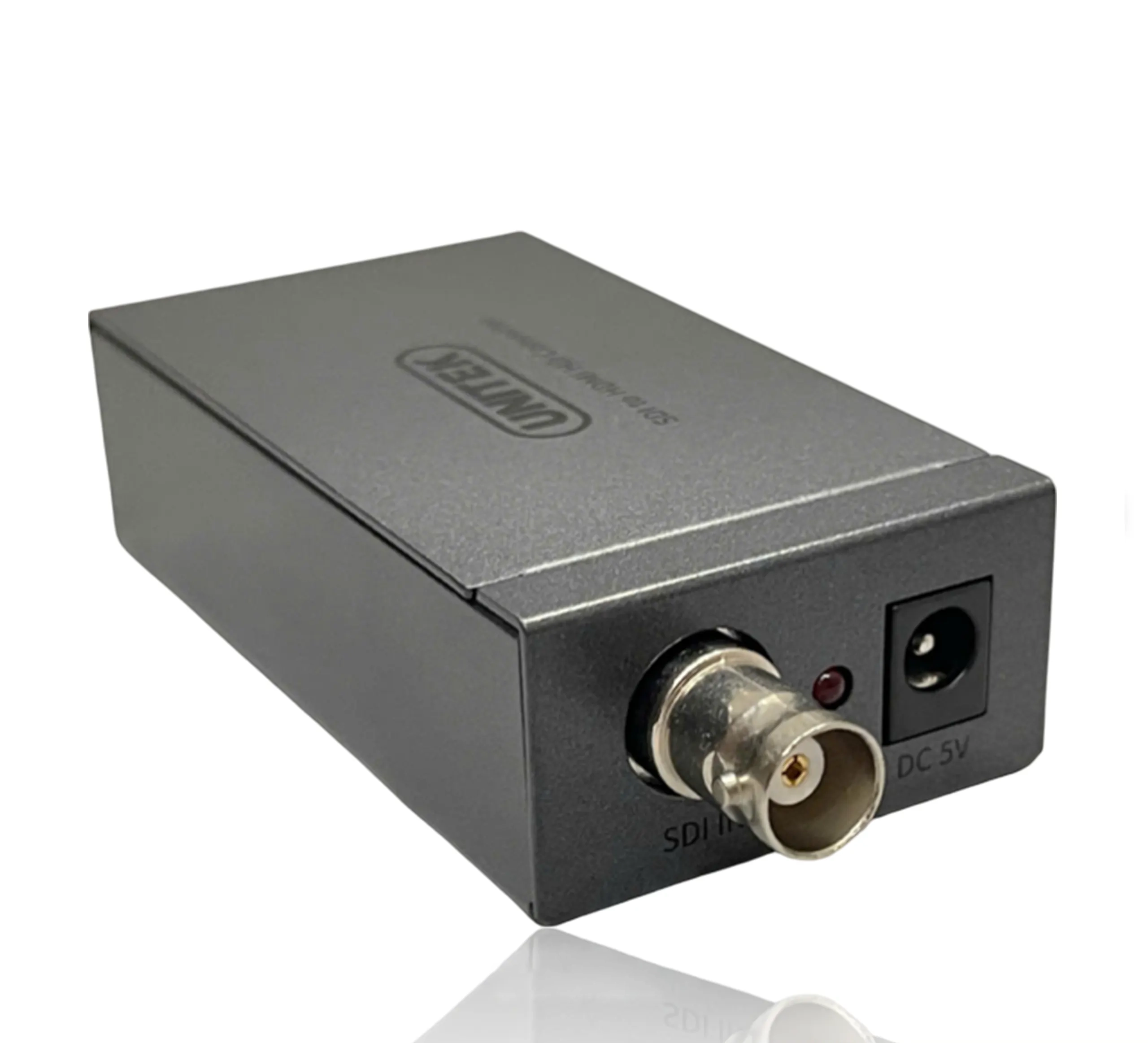 Unitek V144A – Cổng SDI BNC Và Nguồn DC 5V, Bộ Chuyển SDI Sang HDMI 1080p@60Hz, Vỏ Hợp Kim Nhôm Cổng SDI BNC Và Nguồn DC 5V Bộ Chuyển SDI Sang HDMI Unitek V144A – Hỗ Trợ 3G-SDI, HD-SDI, SD-SDI Tín Hiệu 1080p@60Hz