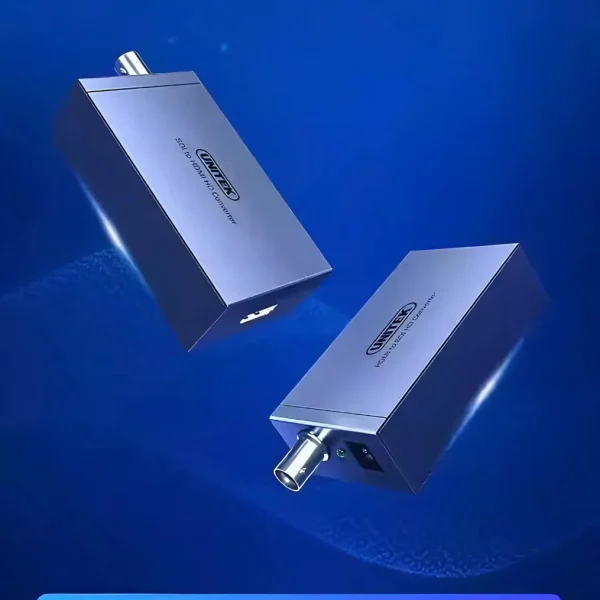 Bộ chuyển đổi tín hiệu SDI sang HDMI và HDMI sang SDI Unitek V144A hỗ trợ truyền video Full HD 1080P, đồng bộ âm thanh hình ảnh, không trễ tín hiệu