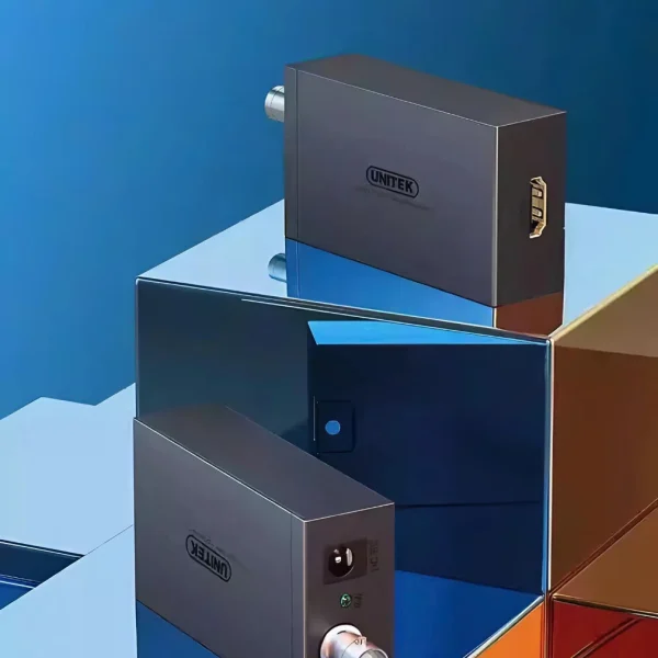 Bộ chuyển SDI Sang HDMI Cho Camera Unitek V144A Hỗ Trợ 1080P@60Hz Các chuẩn SD-SDI, HD-SDI, 3G-SDI 5 Thiết kế hợp kim nhôm xám titan cao cấp của Bộ Chuyển SDI Sang HDMI Unitek V144A – Sang trọng, chắc chắn, tản nhiệt tốt