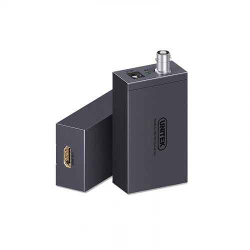 Unitek V144A – Bộ chuyển SDI sang HDMI hỗ trợ 3G-SDI, HD-SDI, SD-SDI, đầu vào BNC đầu ra HDMI Bộ chuyển đổi tín hiệu SDI sang HDMI Unitek V144A hỗ trợ 3G-SDI, HD-SDI, SD-SDI với cổng BNC và HDMI Output chuẩn Full HD 1080p