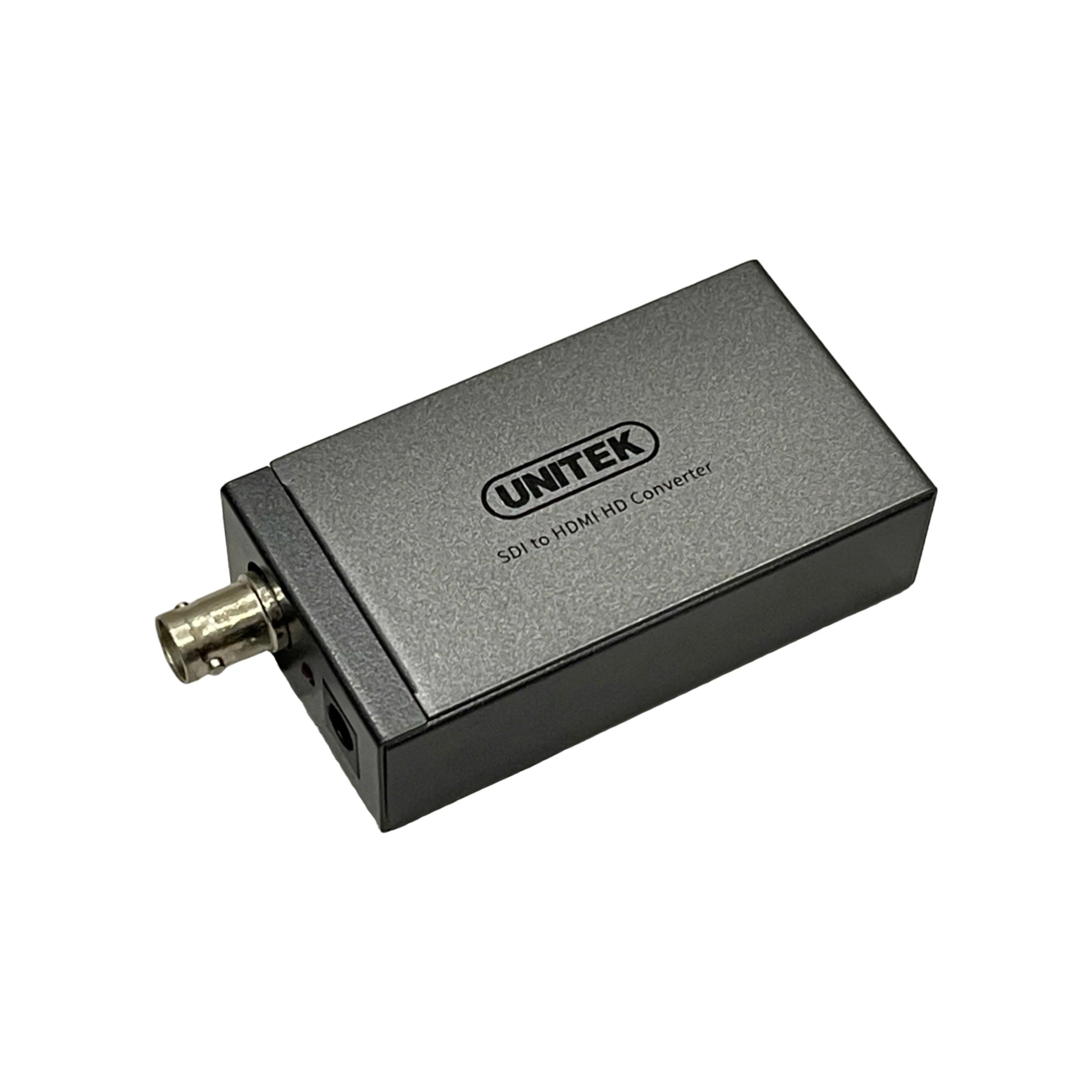 Bộ Chuyển Đổi SDI Sang HDMI Unitek V144A – Hỗ Trợ 1080p 60Hz, Vỏ Kim Loại Cao Cấp Bộ chuyển SDI sang HDMI Unitek V144A hỗ trợ Full HD 1080p, vỏ hợp kim nhôm cao cấp chống nhiễu, dùng cho camera giám sát và thiết bị quay phim