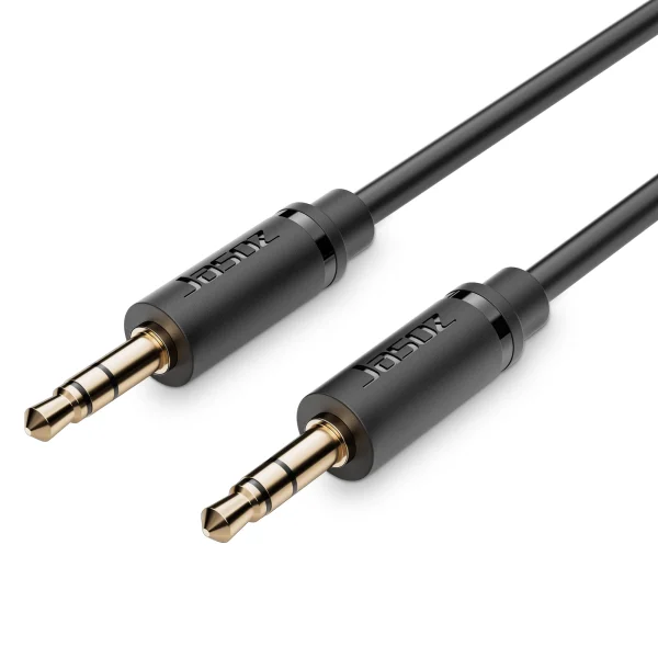 Cáp Audio 3.5mm Hai Đầu Mạ Vàng Jasoz C103 – Jasoz T-C127, T-C130, T-C131, T-C133, T-C135. Dây âm thanh stereo hai đầu 3.5mm mạ vàng 24K, lõi đồng nguyên chất OFC 29AWG, vỏ PVC chống rối, dùng cho điện thoại, laptop, PC, loa, ampli, ô tô.