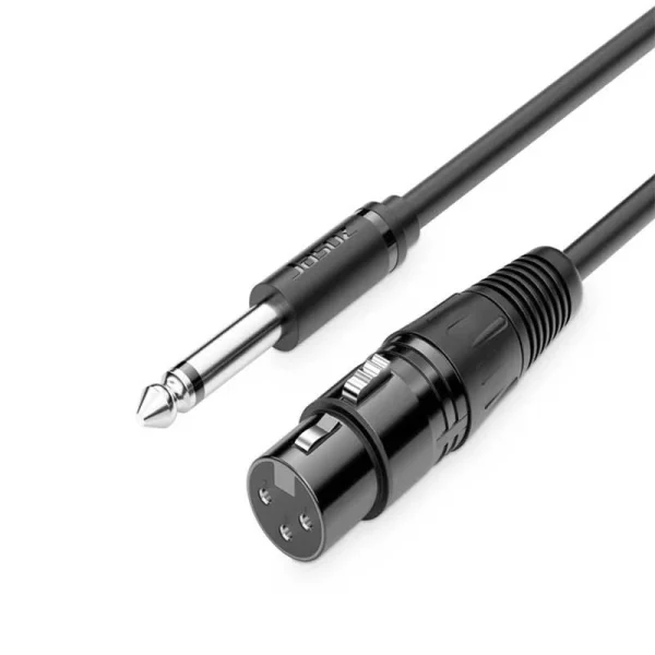 Cáp Canon XLR 3Pin Female sang Jack 6.5mm Mono Jasoz C109, dây kết nối âm thanh chuyên nghiệp dùng cho micro, mixer, ampli, có các phiên bản Jasoz T-C200 1m, T-C201 3m và T-C202 5m.