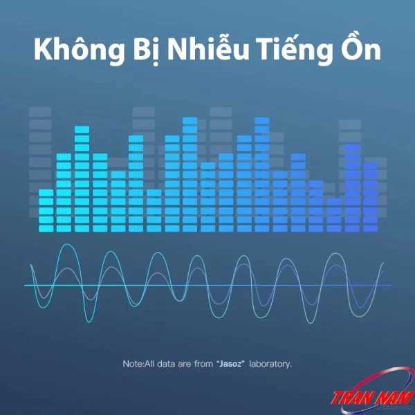 Cáp Audio 3.5mm Sang 2 RCA Jasoz C104 – Chống nhiễu tiếng ồn, truyền âm thanh rõ ràng, ổn định và trung thực