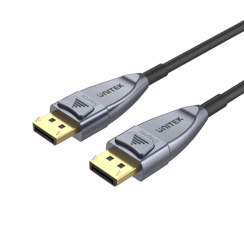 Cáp Displayport 1.4 Sợi Quang Dài 15M Hỗ Trợ 8K@60Hz Unitek C1617GY 7 Cáp DisplayPort 1.4 Sợi Quang Unitek C1617GY Dài 15M – Hỗ Trợ 8K@60Hz, 4K@240Hz, HDR, G-Sync, FreeSync, Đầu Mạ Vàng 24K, Vỏ Kẽm Chống Nhiễu