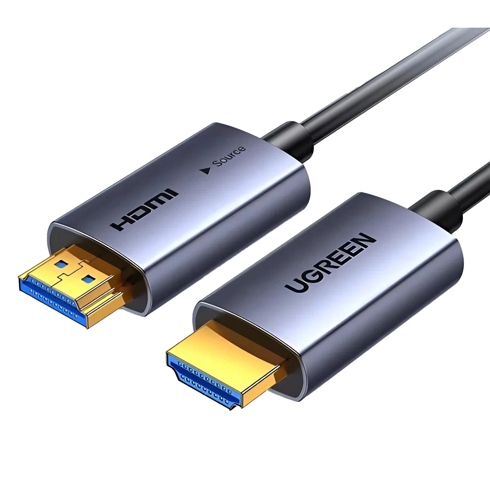 Cấu tạo cáp HDMI 2.0 Sợi Quang Ugreen HD178 – Ugreen 45503 / 45504 / 45505 / 45506 / 45507 / 45508 / 45509 / 45510 / 45511 / 45512 – truyền hình ảnh 4K@60Hz ổn định, chống nhiễu EMI/RFI, hỗ trợ HDR, Dolby TrueHD. Cáp HDMI 2.0 Sợi Quang Ugreen HD178 – Ugreen 45503, Ugreen 45504, Ugreen 45505, Ugreen 45506, Ugreen 45507, Ugreen 45508, Ugreen 45509, Ugreen 45510, Ugreen 45511, Ugreen 45512 – hỗ trợ 4K@60Hz, HDR, ARC, Dolby TrueHD, truyền xa tới 100m, không suy hao tín hiệu.