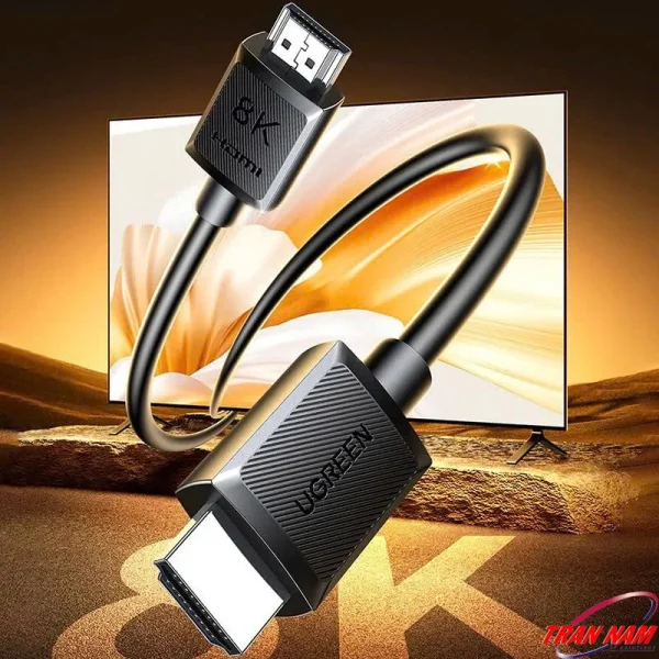 Cáp HDMI 15M Hỗ Trợ 8K@60Hz, 4K@240Hz Ugreen 45437 7 Cáp HDMI 2.1 8K Ugreen HD175 Ugreen 45429 45430 45431 45432 45433 45434 45435 45436 45437, truyền hình ảnh 8K@60Hz, 4K@240Hz, băng thông 48Gbps