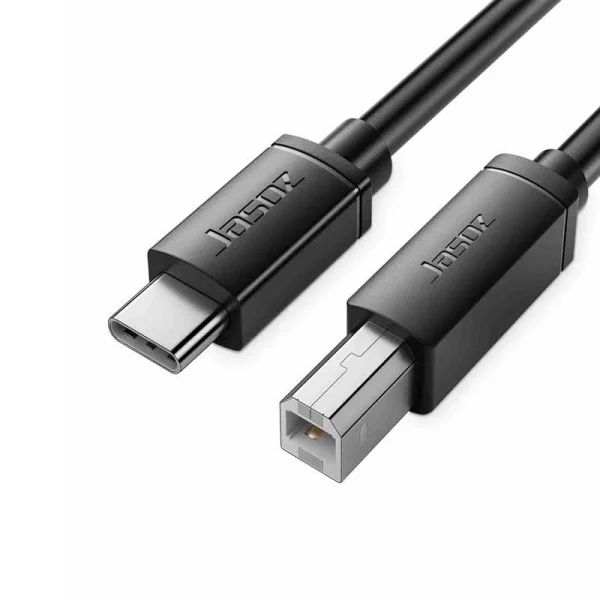 Cáp máy in USB-C to USB-B Jasoz D121 hỗ trợ MacBook, laptop kết nối máy in, máy scan – các phiên bản T-D210 0.5m, T-D211 1m, T-D212 1.5m, T-D213 2m, T-D214 3m
