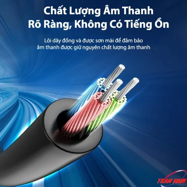 Cáp Nối Dài Audio 3.5mm Jasoz C106 – Lõi Đồng 29AWG, Chất Lượng Âm Thanh Rõ Ràng, Không Bị Nhiễu – Jasoz T-C166 T-C167 T-C169 T-C170