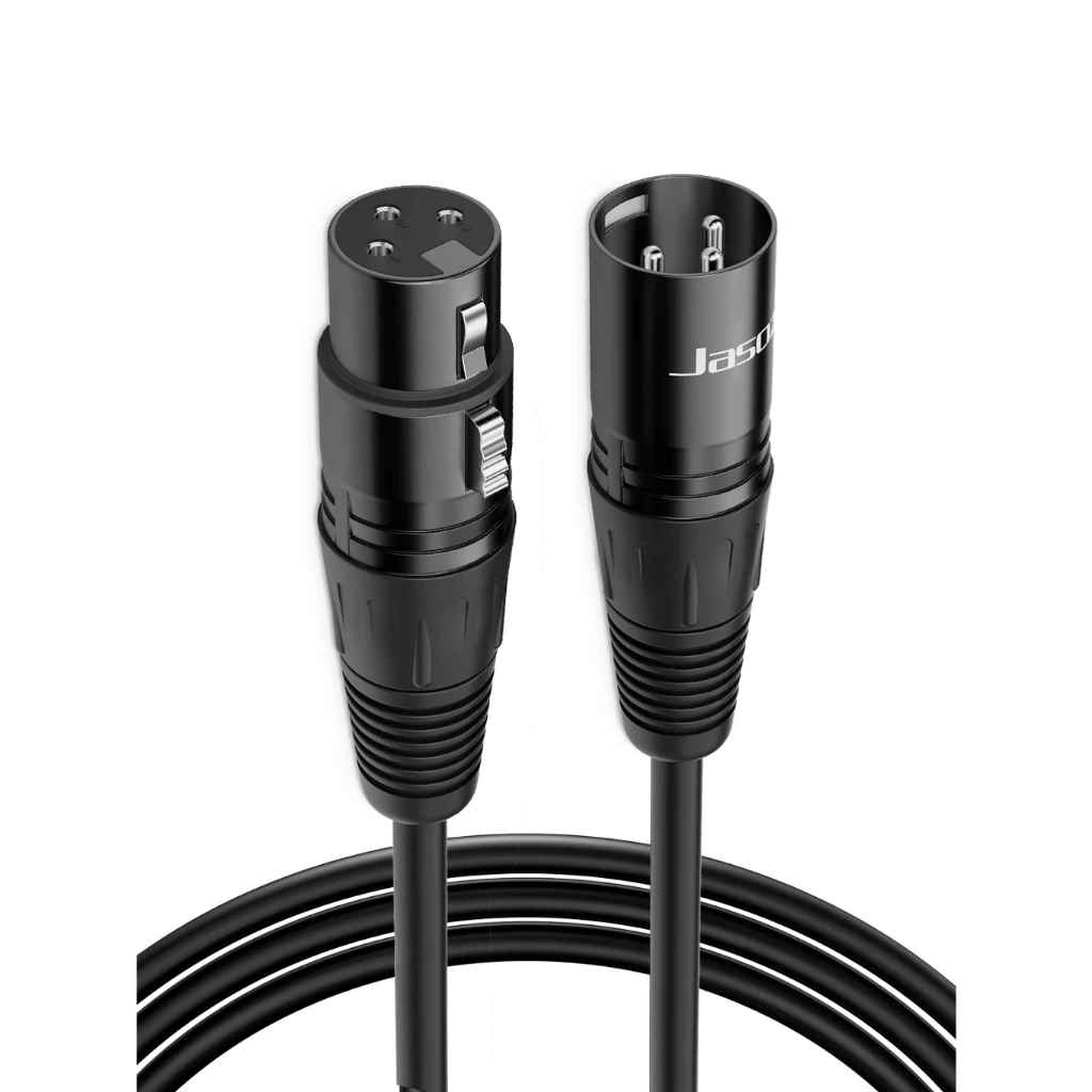 Cáp Nối Dài Canon Mono XLR Male to XLR Female Jasoz C107 6 Cáp XLR 3Pin Male to Female Jasoz C107, dây nối dài Canon mono truyền âm thanh chuyên nghiệp, lõi đồng 26AWG, đầu mạ niken, chống nhiễu tốt, các phiên bản Jasoz T-C177, T-C178, T-C179, T-C180, T-C181 dùng chung hình ảnh.