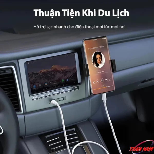 Cáp USB-C to USB-C Jasoz D122 hỗ trợ sạc nhanh PD 100W, tiện lợi khi đi du lịch và sạc điện thoại trực tiếp trên ô tô – SKU T-D217, T-D218, T-D219