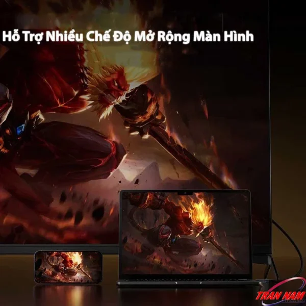 Cáp USB-C sang HDMI 8K Jasoz H120 T-H126 T-H128 T-H129 hỗ trợ nhiều chế độ mở rộng màn hình, kết nối laptop, điện thoại ra TV, hiển thị game, phim ảnh sắc nét.