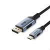 Cáp USB-C Sang DisplayPort 8K@60Hz Jasoz T-A397 Hỗ Trợ 2 Chiều, Dài 2M, Đầu Mạ Vàng