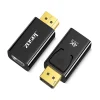 Đầu chuyển đổi DisplayPort sang HDMI Jasoz T-G146 hỗ trợ độ phân giải 4K, chipset Longxun 3361, vỏ ABS bền nhẹ, đầu mạ vàng chống oxy hóa, truyền tín hiệu hình ảnh ổn định cho PC, laptop, card đồ họa.