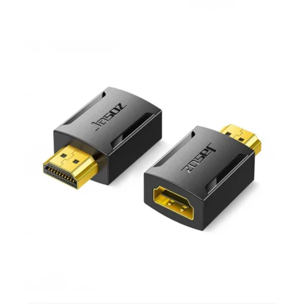 Đầu chuyển HDMI Male To Female Jasoz T-G151 hỗ trợ 4K@60Hz, đầu mạ vàng chống oxy hóa