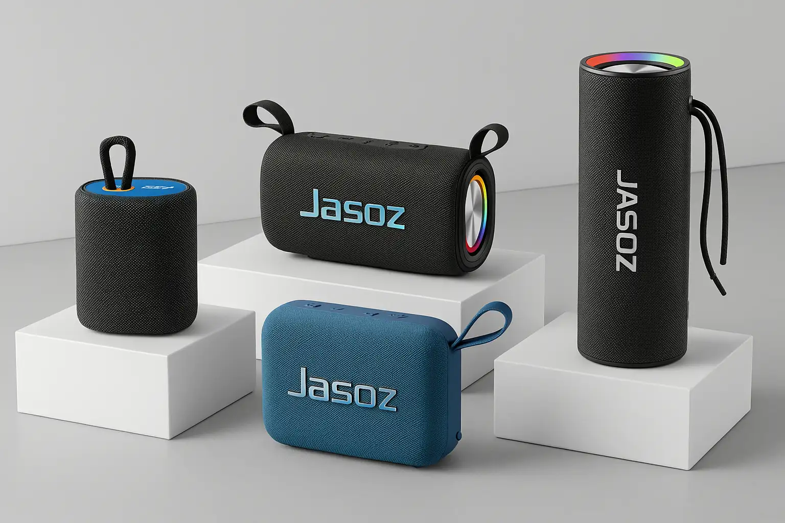 Bộ sưu tập Loa Bluetooth Jasoz – Loa di động công suất 10W đến 30W, Bluetooth 5.2, TWS, pin 1200mAh đến 4000mAh, chống nước, thiết kế vải cao cấp