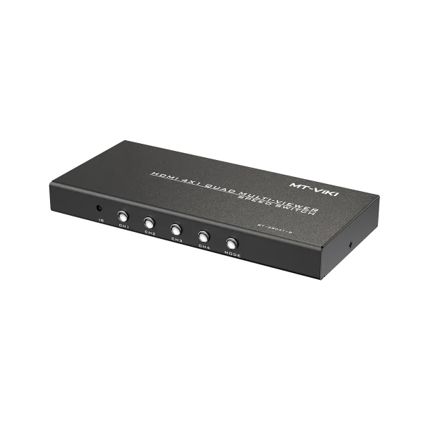 Bộ gộp HDMI 4 vào 1 MT-Viki MT-SW041-B hiển thị đồng thời 4 nguồn HDMI trên một màn hình Full HD 1080P