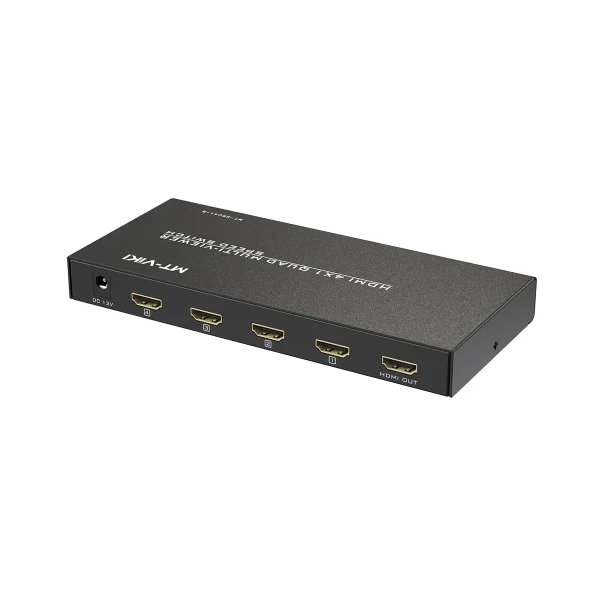 Bộ gộp HDMI 4 vào 1 MT-Viki MT-SW041-B hiển thị đồng thời 4 nguồn HDMI trên một màn hình Full HD 1080P