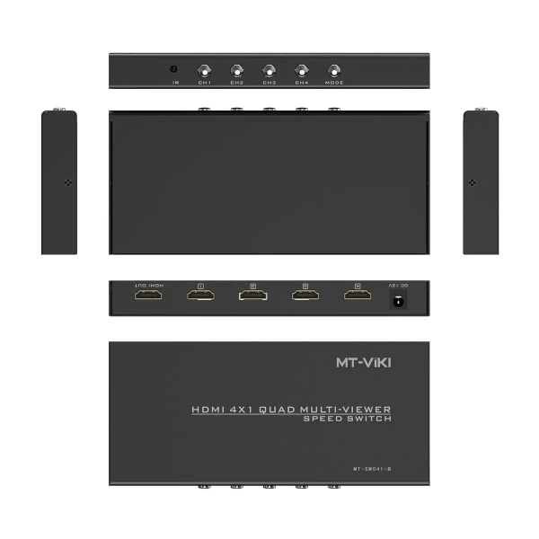 Bo Gop HDMI 4 Vao 1 Ho Tro Multi Viewer Full HD 1080P MT Viki MT SW041 B 5