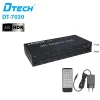 Bộ chia HDMI Matrix 4×4 DTECH DT-7030 hỗ trợ 4K@60Hz HDMI 2.0 điều khiển IR RS232