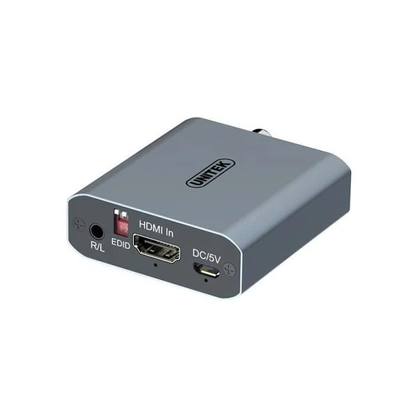Bộ tách âm thanh HDMI Unitek V174A Optical Coaxial Thiết bị tách âm thanh HDMI sang SPDIF, Coaxial, 3.5mm chuẩn 4K 30Hz Unitek V174A