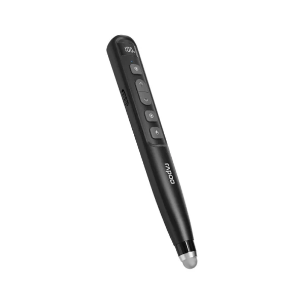 Bút trình chiếu lazer xanh cho màn LED, LCD Rapoo XR310 màu đen, dùng pin sạc (1)