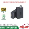 Bộ chuyển HDMI sang SDI UNITEK V143A jack BNC — hỗ trợ chuẩn HD và 3G-SDI, chipset Lattice FPGA thông minh