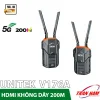 Bộ Thu Phát HDMI Không Dây 200M Unitek V176A — Hỗ Trợ Full HD 9 Bộ thu phát HDMI không dây 200m Unitek V176A — RX và TX thiết kế rugged 4 ăng-ten, hỗ trợ Full HD 1080P