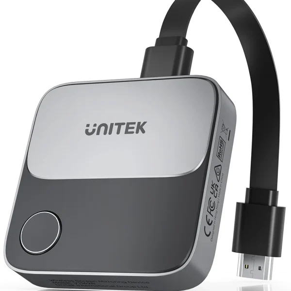 UNITEK V1162B01 khắc rõ model, tên hãng Unitek International Group, chứng nhận CE FCC UKCA RoHS