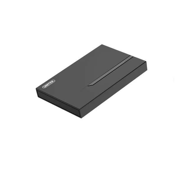 Unitek S240A dáng mỏng dẹt dễ mang theo, logo UNITEK khắc cạnh bên hộp
