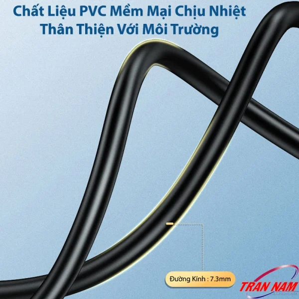 Vỏ cáp PVC mềm dẻo thân thiện môi trường của Jasoz A105, đường kính ngoài 7.3mm