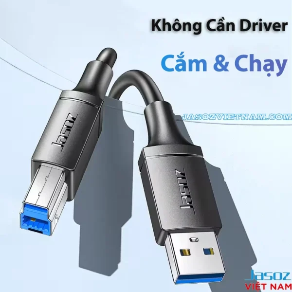 Cáp dữ liệu USB-B to USB 3.0 kết nối ổ cứng, hdd box, máy in Jasoz D113 5 Cap-du-lieu-USB-B-to-USB-3.0-ket-noi-o-cung,-hdd-box,-may-in-Jasoz-D113
