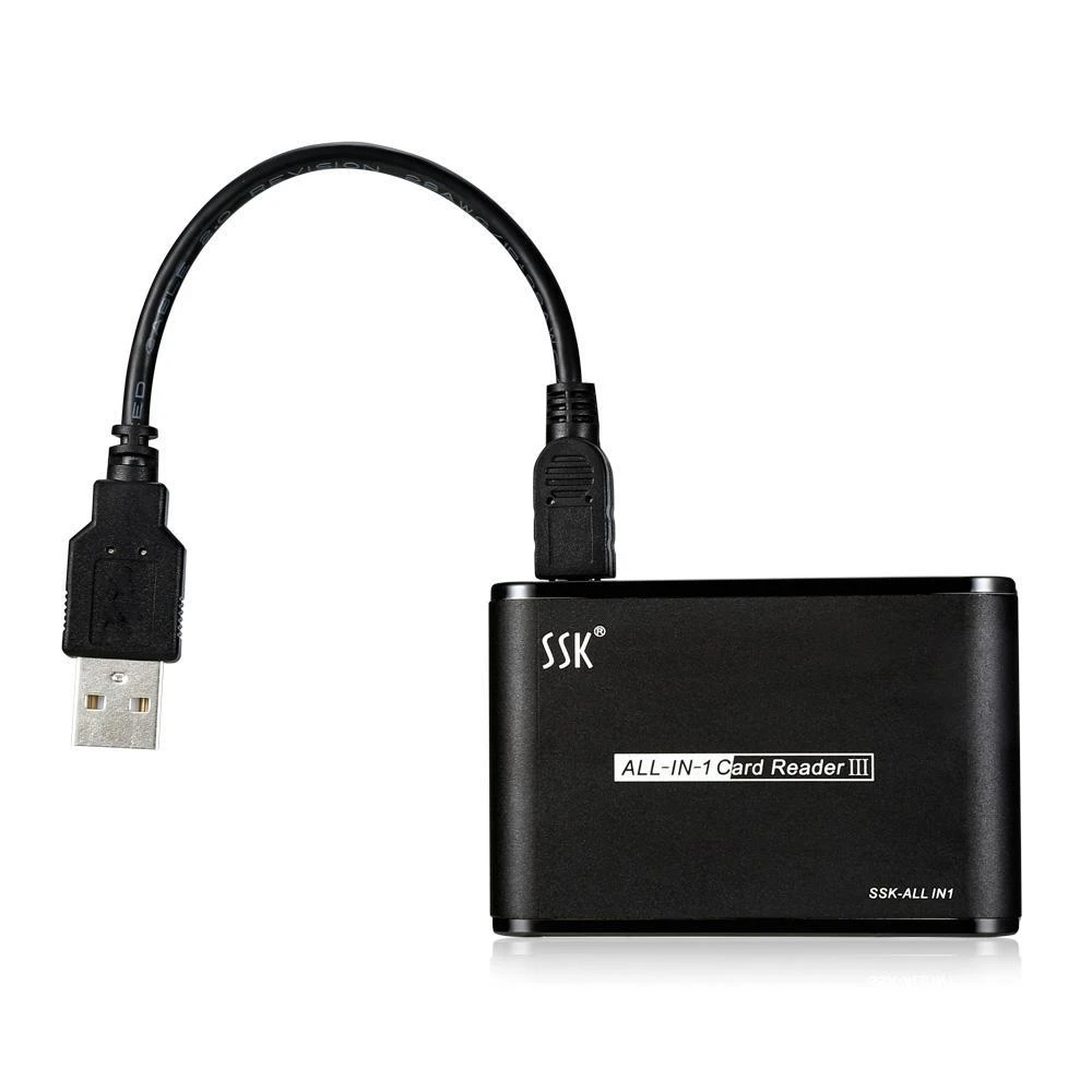 Cáp Kết Nối Đi Kèm SSK SCRM025 — USB Type-A Sang Mini USB SSK SCRM025 kèm cáp USB 2.0 đầu Type-A sang Mini USB 5 chân dài 10cm