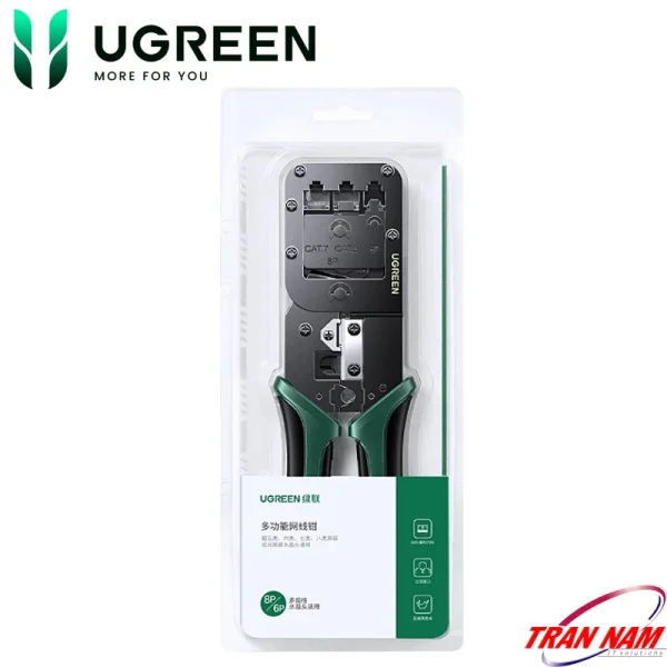 Kìm Bấm Cáp Mạng Đa Năng 3 Trong 1 Ugreen 15115 - Hỗ Trợ Cat5e/6-Cat7/8 15 Vỏ hộp chính hãng kìm bấm mạng Ugreen 15115 8P 6P Cat5e Cat6 Cat7 Cat8
