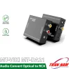 Bộ chuyển đổi âm thanh Optical Toslink Coaxial sang RCA L/R và 3.5mm MT-VIKI MT-DA21 — vỏ hợp kim nhôm, hỗ trợ 96kHz 24-bit