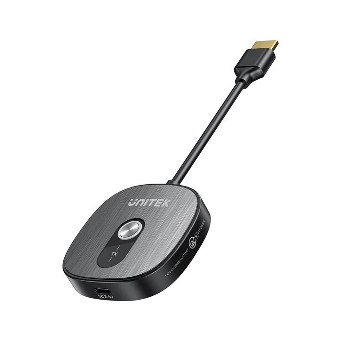 Unitek V1717BBK01 bộ phát TX HDMI không dây mở rộng Bộ phát HDMI không dây mở rộng Unitek V1717BBK01 TX 4K@30Hz dùng với bộ nhận V1717C